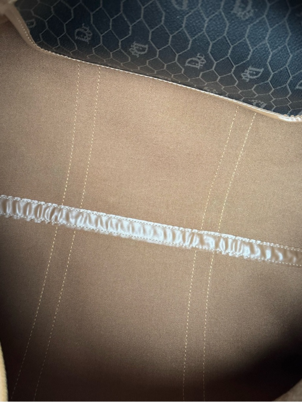 Christian Dior Honeycomb Boston Bag Brown & Tan with COA - Picture 16 of 16